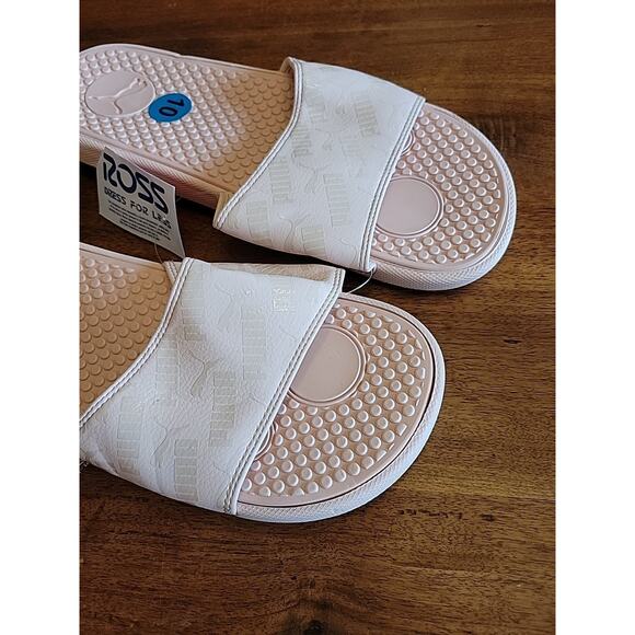 PUMA Women's Slides Size 10 Pale Pink - Picture 2 of 4